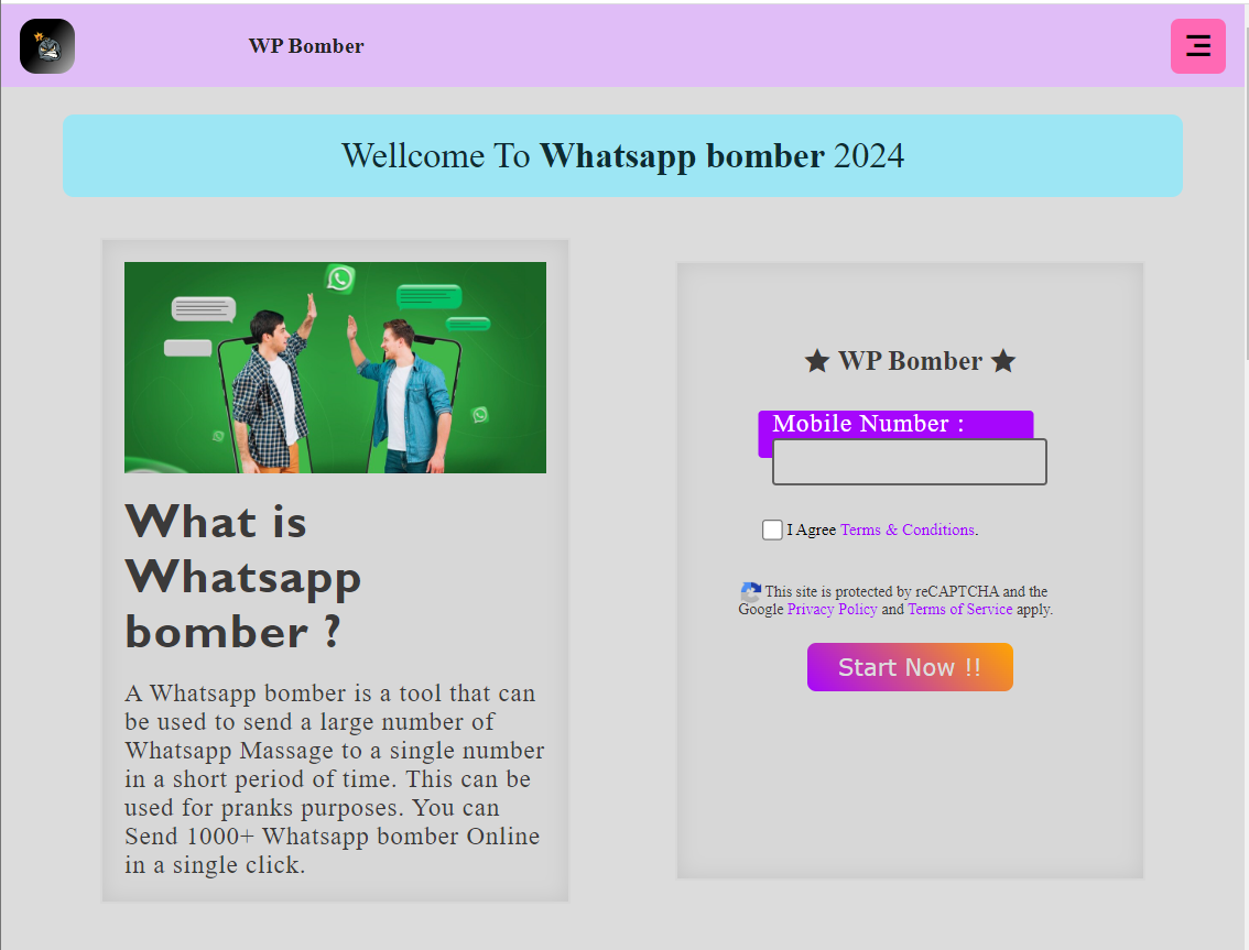 call bomber meaning in hindi whatsapp